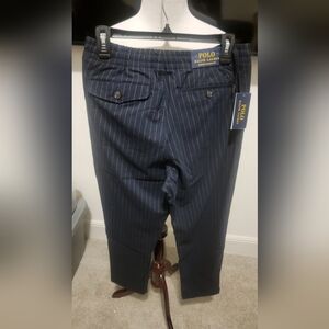 Polo by Ralph Lauren pinstripe pants.